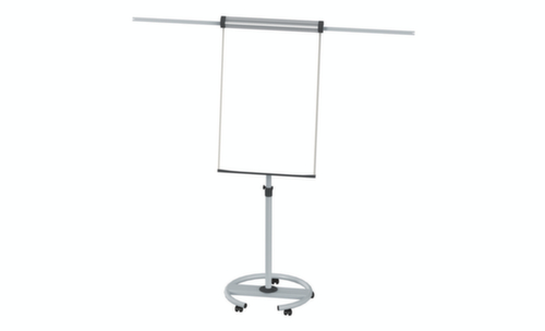 MAUL lavagna portablocco mobile MAULsolid con 2 fermafogli,altezza 1780 - 1960 mm