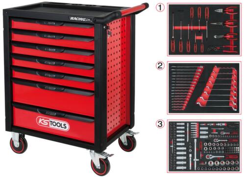 KS Tools Carrello portautensili RACINGline, 7 cassetto(i)