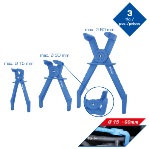 Set di pinze per fascette stringitubo