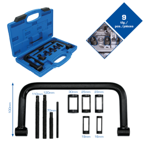 Set di attrezzi per il montaggio della molla della valvola