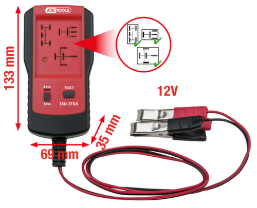 Tester di relè 12V