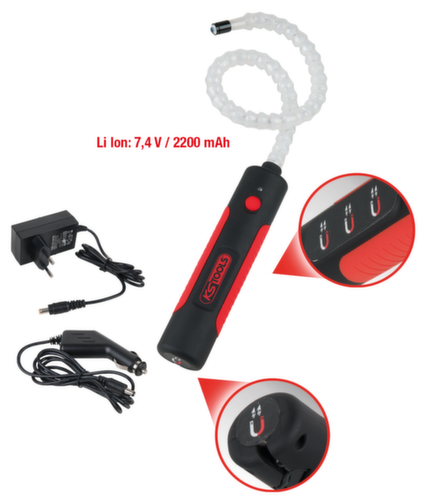 Lampada d'ispezione flessibile 400 lumen