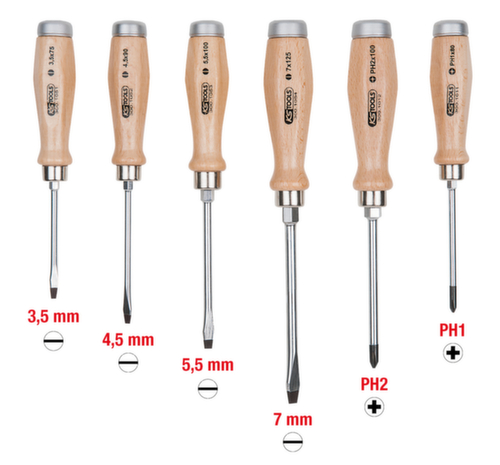 Set di cacciaviti a percussione ERGOTORQUE WOODmax