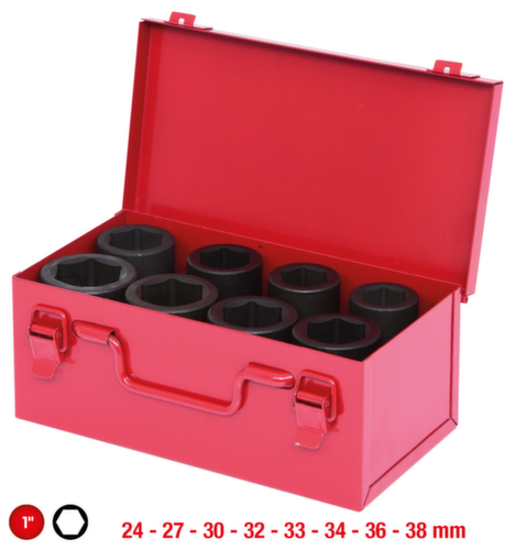 Set di prese elettriche esagonali da 1"