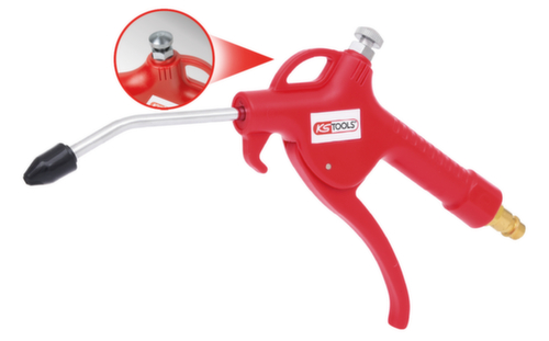 Pistola di soffiaggio ad aria compressa con regolazione del flusso
