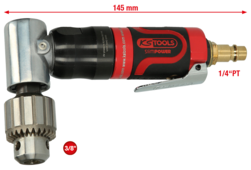 3/8 "SlimPOWER Mini Air Angle Drill