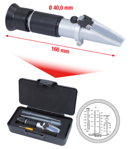 Rifrattometro - tester ottico per il liquido della batteria