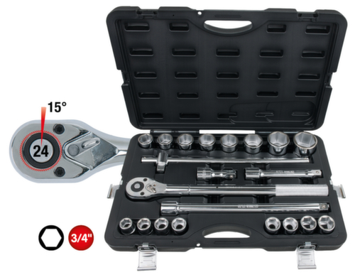 Set di prese 3/4"