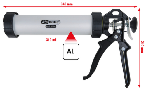 Pistola a cartuccia manuale 310 ml