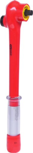 Chiave dinamometrica da 1/2" con isolamento protettivo e testa a cricchetto reversibile