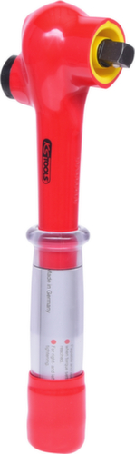 Chiave dinamometrica da 1/2" con isolamento protettivo e testa a cricchetto reversibile
