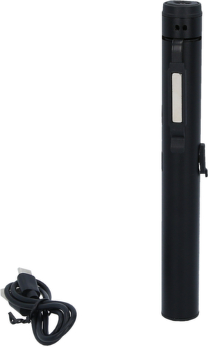 Lampada d'ispezione a LED COB Stripe 350 Lumen con UV Spot LED e puntatore laser