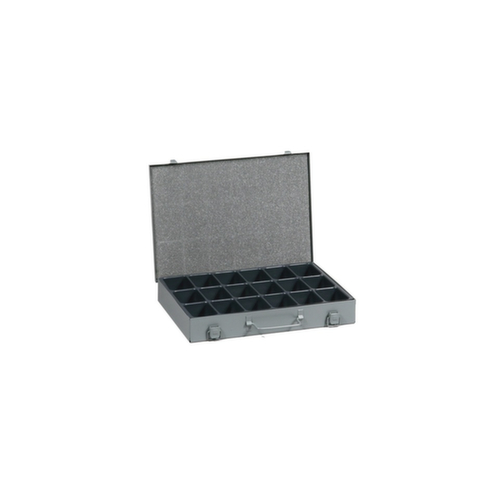 Allit valigie portatutto EuroPlus Metall 34/18, 18 contenitori, acciaio grigio