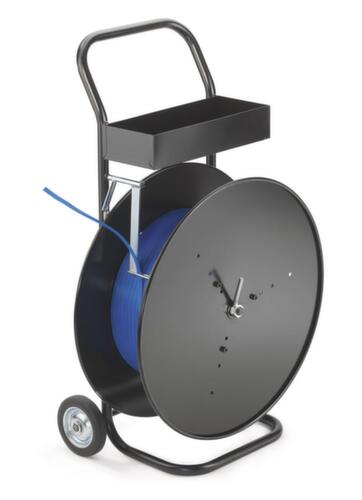 carrello svolgitore regolabile per 4 Ø rotoli