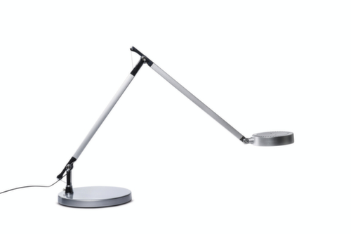 MAUL lampada per scrivania LED MAULgrace colour vario con temperatura di colore regolabile, luce da bianco freddo a bianco caldo, argento
