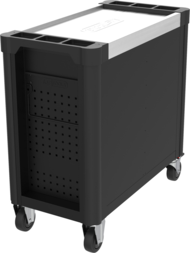 PERFORMANCEplus P25 BLACK/ROT Carrello da officina con 8 cassetti