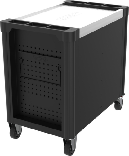 PERFORMANCEplus P30 BLACK/ROT Carrello da officina con 8 cassetti