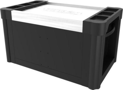 PERFORMANCEplus BLACK/ROT Carrello da officina con 4 cassetti