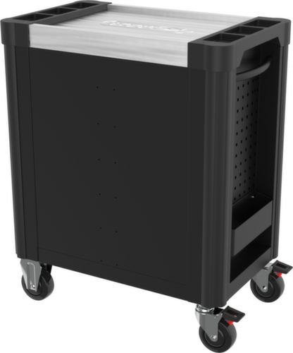 PERFORMANCEplus P10 BLACK/ROT Carrello da officina con 8 cassetti