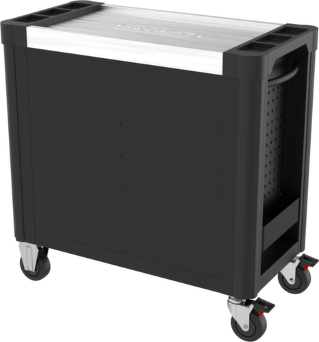 PERFORMANCEplus P25 BLACK/ROT Carrello da officina con 8 cassetti
