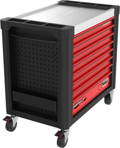 PERFORMANCEplus P30 BLACK/ROT Carrello da officina con 8 cassetti