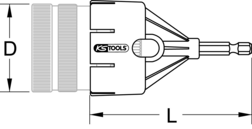 Adattatore per sbavatore di tubi