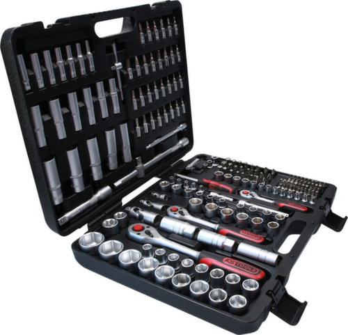 Set di chiavi a bussola 1/4"+3/8"+1/2"