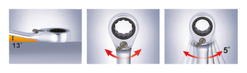 Chiave combinata DUO GEARplus