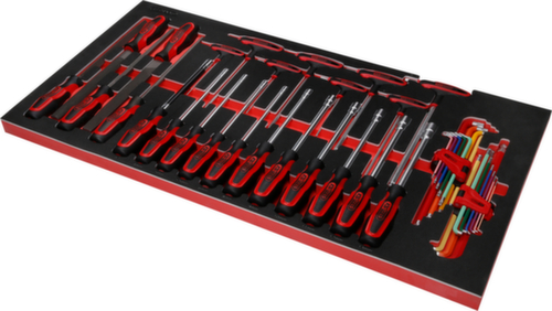 Set di carrelli da officina Performanceplus P25 con 564 utensili per 8 cassetti