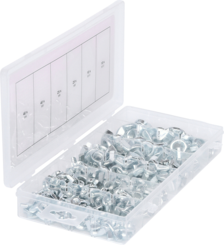 Assortimento di dadi ad alette