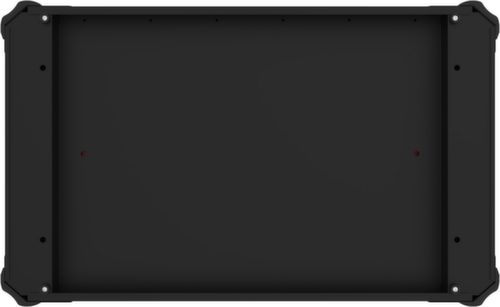 PERFORMANCEplus BLACK/ROT Carrello da officina con 4 cassetti