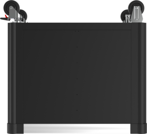 PERFORMANCEplus P30 BLACK/ROT Carrello da officina con 8 cassetti