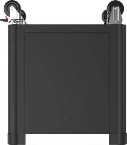 PERFORMANCEplus P10 BLACK/ROT Carrello da officina con 8 cassetti