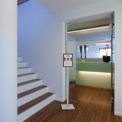 Durable Supporto informativo INFO STAND BASIC con 1 cornice