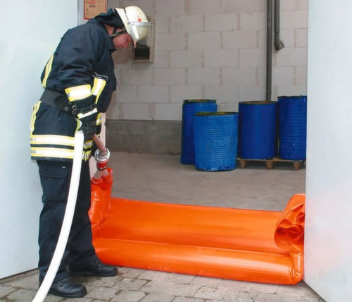 sigillatura porta/portone flessibile per riempimento con acqua
