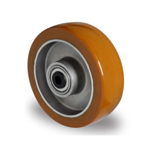 Cascoo Ruota incorporata, carico massimo 250 kg, gommatura in poliuretano