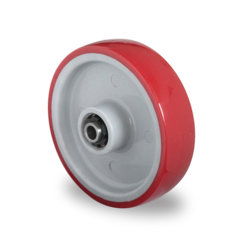 Cascoo Ruota incorporata, carico massimo 150 kg, gommatura in poliuretano
