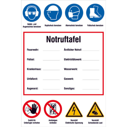 cartello indicatore SafetyMarking® per cantieri, "per scritta personalizzata"
