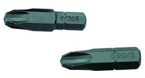 690 3 S-010 Bit di cacciavite 1/4"