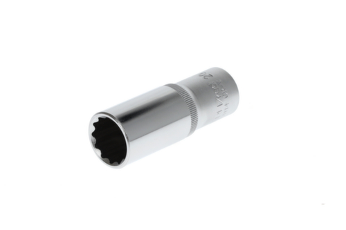 R61102014 Bussola 1/2" 12 quadrata 20 mm lunghezza 77 mm