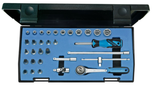 20 IMU-3 Set di chiavi a bussola 1/4" 32 pezzi esagonali IN-IS-PH-PZ