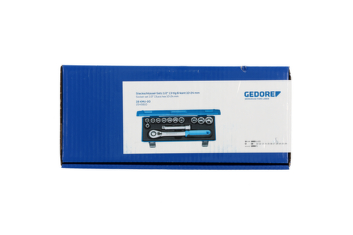 GEDORE 19 KMU-20 Set di chiavi a bussola 1/2"