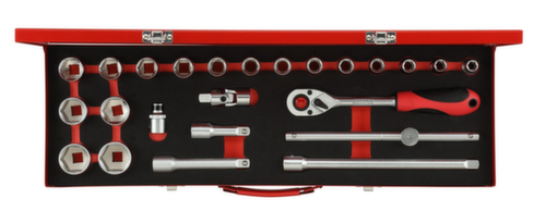 GEDORE R69004024 Set di chiavi a bussola 1/2" 10-32mm 24 pezzi