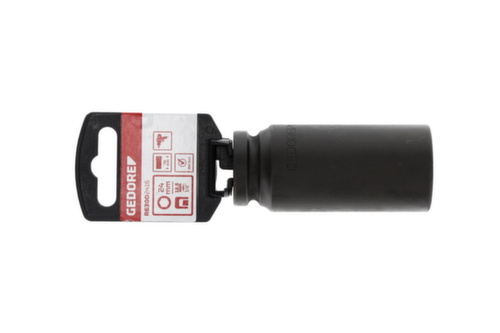 GEDORE R63002416 Punta per avvitatore 1/2" esagono 24 mm lunghezza 78 mm