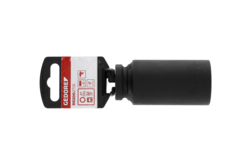 GEDORE RED R63002715 Punta per avvitatore 1/2" esagonale 27 mm lunghezza 78 mm