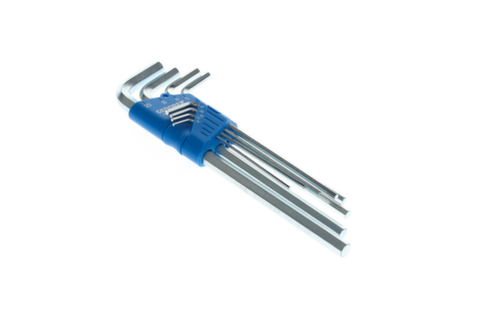 GEDORE H 42 EL-88 Set di chiavi esagonali a L lunghe in supporto 8 pezzi mm