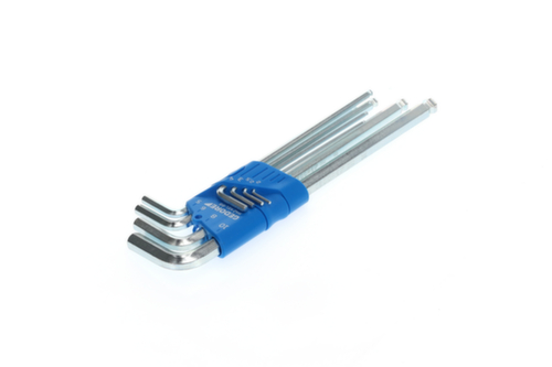 GEDORE H 42 KEL-88 Set di chiavi esagonali a L XL a sfera con supporto 8 pezzi 2-10 mm