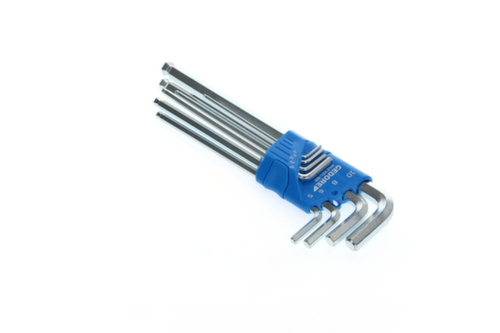 GEDORE H 42 KEL-88 Set di chiavi esagonali a L XL a sfera con supporto 8 pezzi 2-10 mm