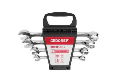R05905004 Chiave combinata aperta 10-19 mm 4 pezzi