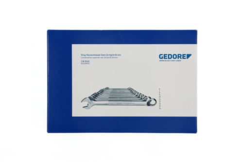 GEDORE 1 B-0112 Set di chiavi combinate 12 pezzi 6-19 mm